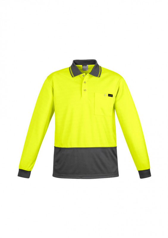 Mens Comfort Back L/S Polo | Withers and Co | Hi Vis Apparel