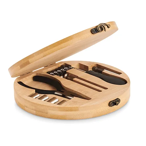 Bartlett Tool set in Bamboo Case