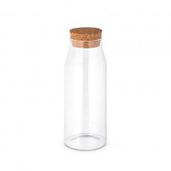 1L Glass Bottle with Cork Lid