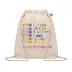 Organic Cotton Drawstring Bag