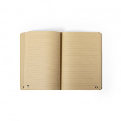 Two Tone natural cork notebook