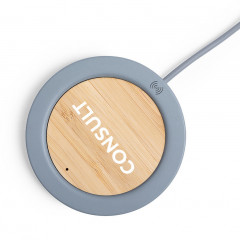 Limestone Cement/ Bamboo Wireless Charger