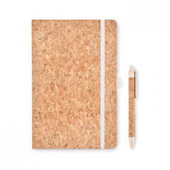 A5 Cork Notebook with Pen