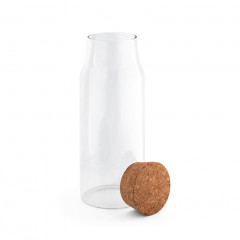 1L Glass Bottle with Cork Lid