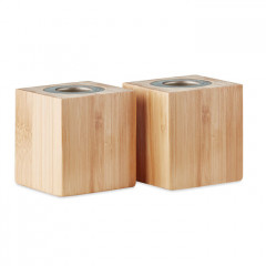 Bamboo candle stand holders