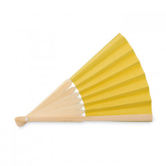 Bamboo hand fan with Paper Fabric