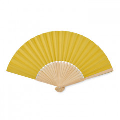 Bamboo hand fan with Paper Fabric