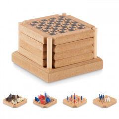 4 Piece coaster game set