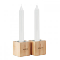 Bamboo candle stand holders