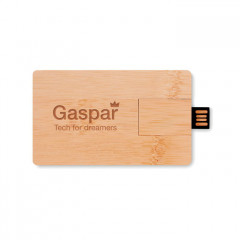 Bamboo Credit card USB - 16GB