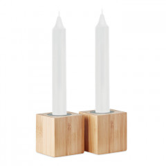 Bamboo candle stand holders