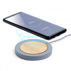 Limestone Cement/ Bamboo Wireless Charger