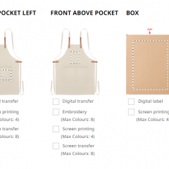 Adjustable kitchen apron