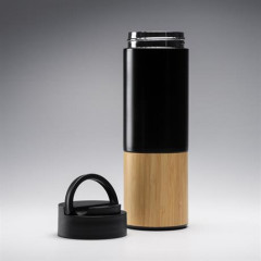 Coiba Double Wall bottle with bamboo