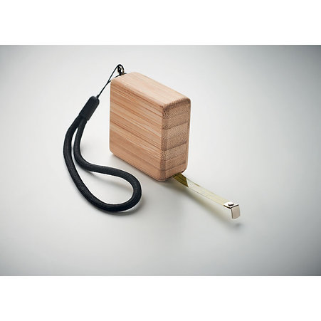 1M Bamboo Measuring Tape | Branded Measuring Tape | Personalised Measuring Tape