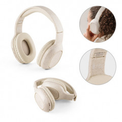 Foldable Wireless Wheat Straw Headphones