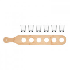 Shot glass paddle tray