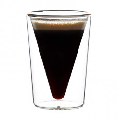 Cone Coffee Glass Cup