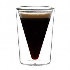 Cone Coffee Glass Cup