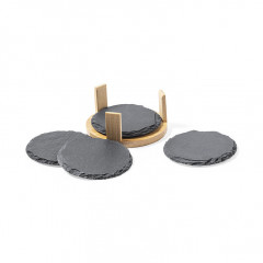 4-piece Slate coaster set