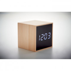 Mara LED Bamboo Clock