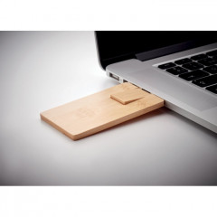 Bamboo Credit card USB - 16GB