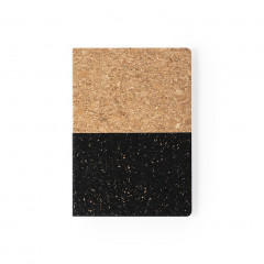 Two Tone natural cork notebook