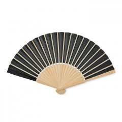 Bamboo hand fan with Paper Fabric