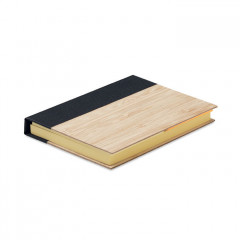 Bamboo cover sticky notes
