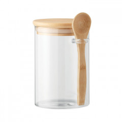 600ml Glass Jar with Spoon