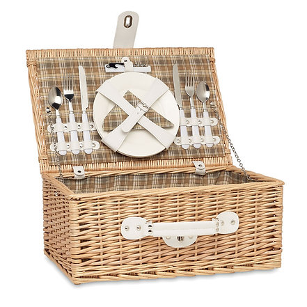 2 People Picnic Set | Custom Picnic Set | Custom Wicker Picnic Basket