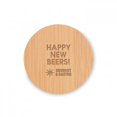 Bamboo Bottle Opener Coaster