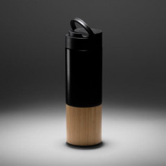 Coiba Double Wall bottle with bamboo