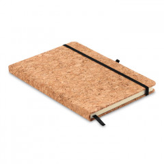 A5 notebook with hard cork cover