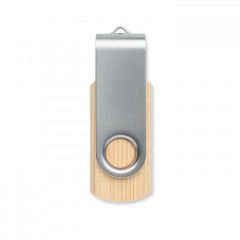 16GB Rotate USB in Bamboo casing