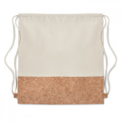 Zilla Cork and Cotton Drawstring Bag