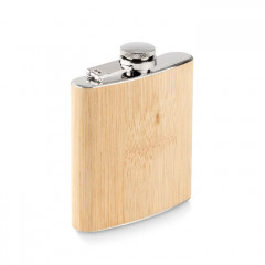 Bamboo Slim Hip Flask