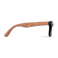 Sunglasses with cork arms