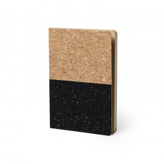 Two Tone natural cork notebook