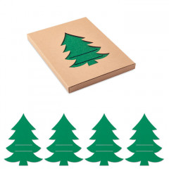 Christmas Tree RPET Felt Holders