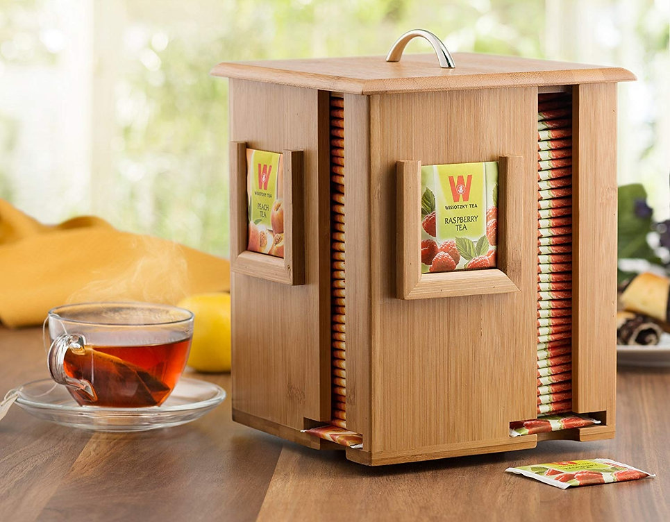 360 Rotating Tea Caddy | Corporate Gifts | Customized Gifts NZ