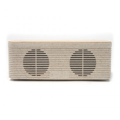 Zatox Wheat and Bamboo Wireless Speaker