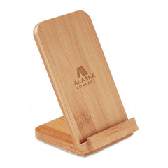 Wirestand- Bamboo wireless charger