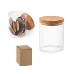 700ml Glass Jar with Cork Lid