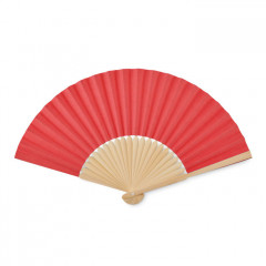 Bamboo hand fan with Paper Fabric