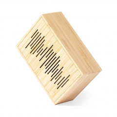 Solar Speaker in Bamboo