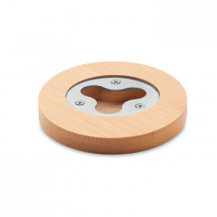 Bamboo Bottle Opener Coaster