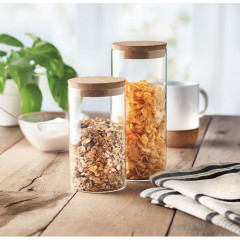 1L Glass storage jar