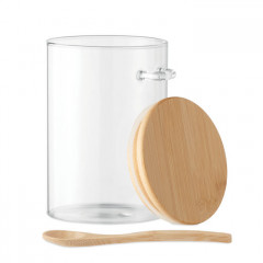 600ml Glass Jar with Spoon