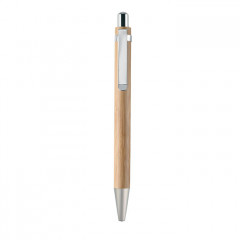 Bamboo Barrel Pen Set